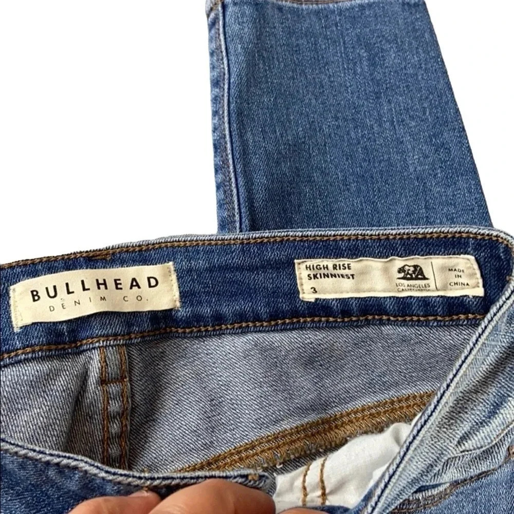 Bullhead Denim High Rise Skinniest Distressed Jean - Picture 4 of 9